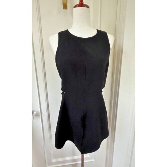 ELIZABETH AND JAMES Sleeveless Cutout Zane Tunic Top Black Size M - Picture 3 of 9